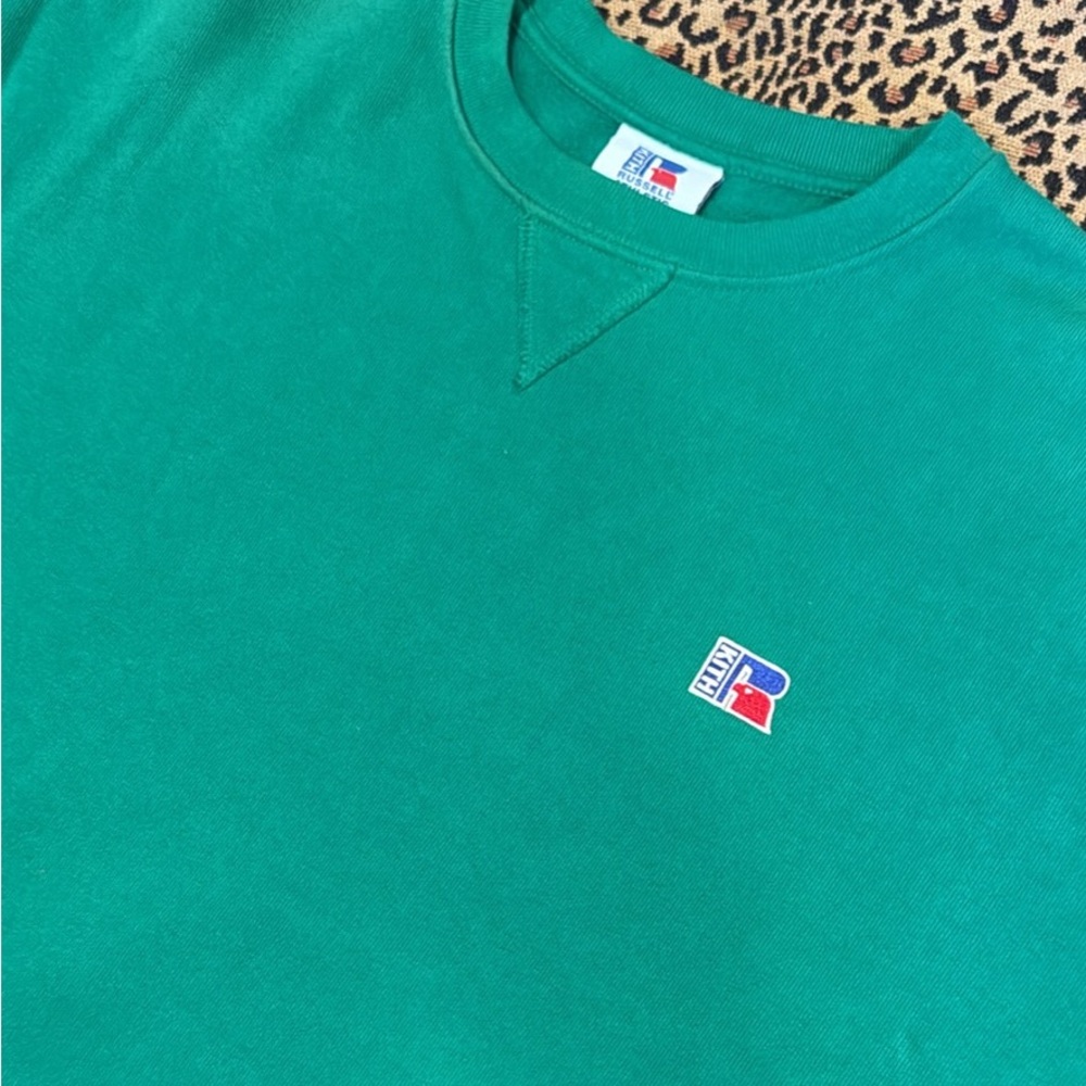Kith x Russell Athletic Green Crewneck Sweatshirt